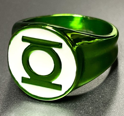 Anello lanterna verde finitura - anello,