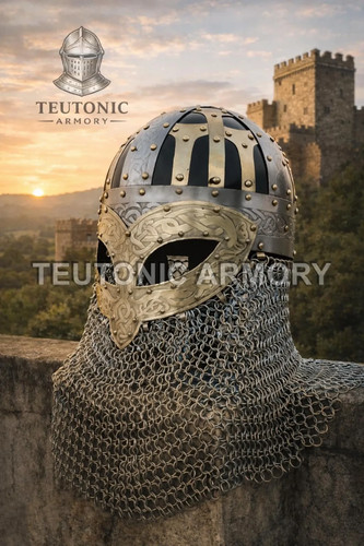 Elmetto vichingo medievale