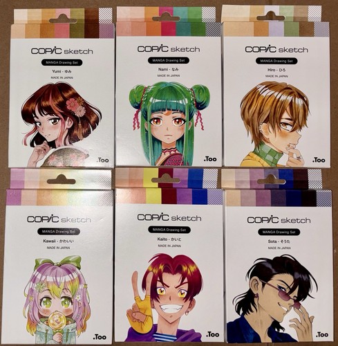 Copic sketch manga - copic, set
