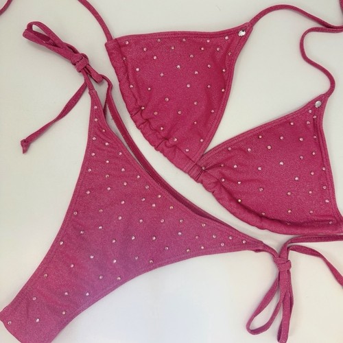 Bikini rosa scintillante