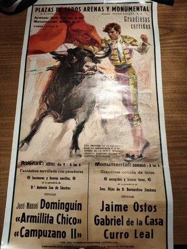 Locandina poster corrida - /,