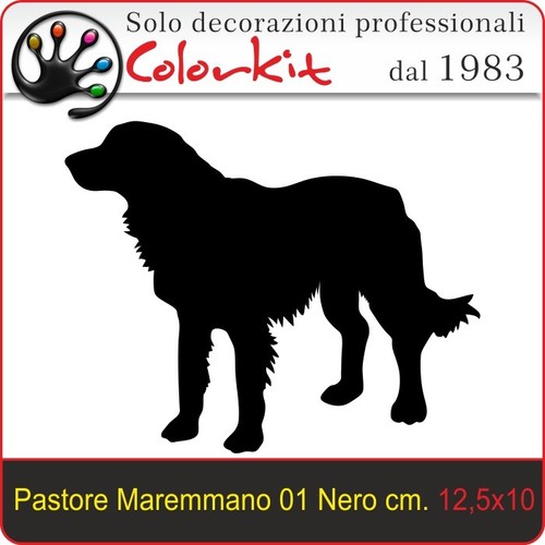 Adesivo cane pastore maremmano - cane,