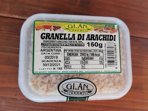 Granella arachidi per - granella, di