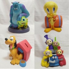 Salvadanaio Originale Bullyland Vintage '90 Walt Disney WARNER BROS TELETUBBIES