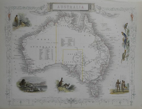 Australia incisione acciaio - australia,