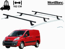 3 BARRE PORTATUTTO PORTAPACCHI TETTO PER PEUGEOT EXPERT 2007-2016 PROFESSIONAL