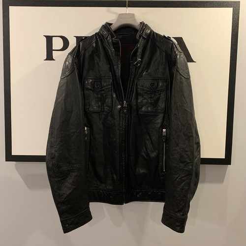 Ferre giacca pelle uomo - gf,