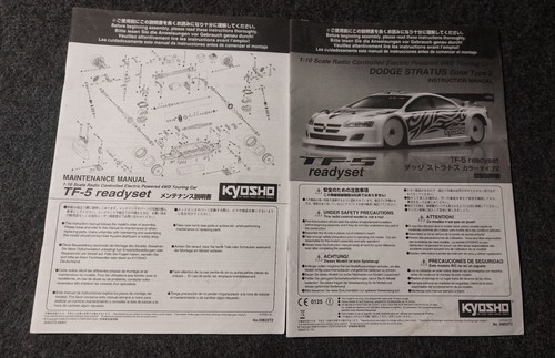 Auto kyosho 5 manuale - rc,
