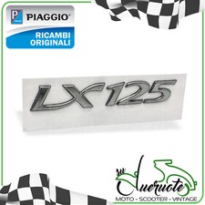 TARGHETTA LX 125 BAULETTO ANTERIORE ADESIVO PORTAOGGETTI PIAGGIO VESPA 2005-2009