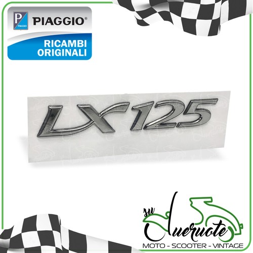 Targhetta 125 bauletto - 125,