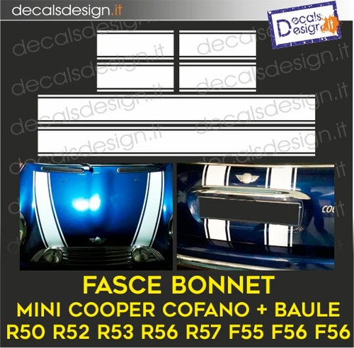 Kit adesivi fasce bonnets mini - bonnets,