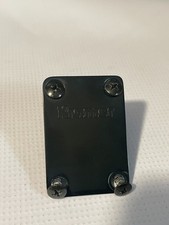 Collare con logo stretto nero