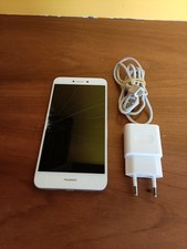 Huawei p8 lite 2017 Bianco Vetro Rotto + Caricatore
