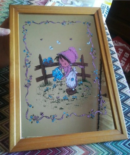 Quadro specchio bimba - a,