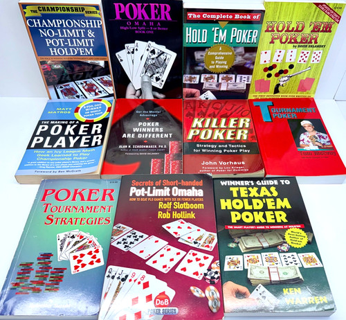 Poker book lot - lot, books
