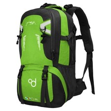 Zaino 40L Multi Tasche per Cammino Escursionismo Trekking Ciclismo Verde Chiaro