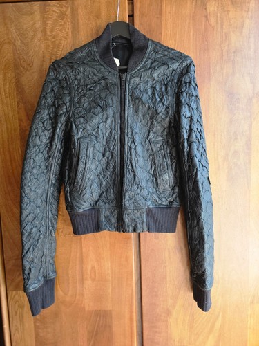 Giacca pelle rick owens - pelle,