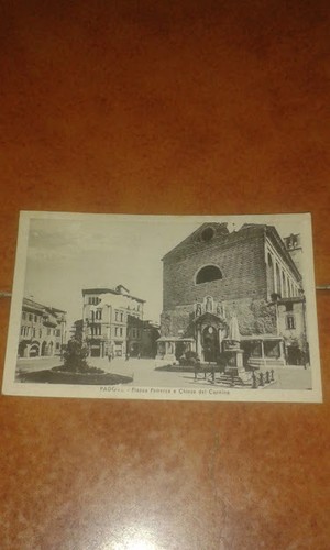 Cartolina padova piazza - cartolina,