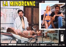 LA MINORENNE Gloria Guida RARA FOTOBUSTA ORIGINALE AFFICHE POSTER 1A ED.