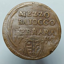 Mezzo 1/2 Baiocco 1748