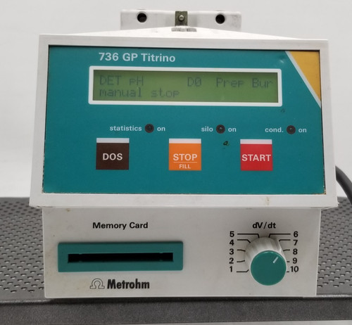 Metrohm 736gp titrino - metrohm,