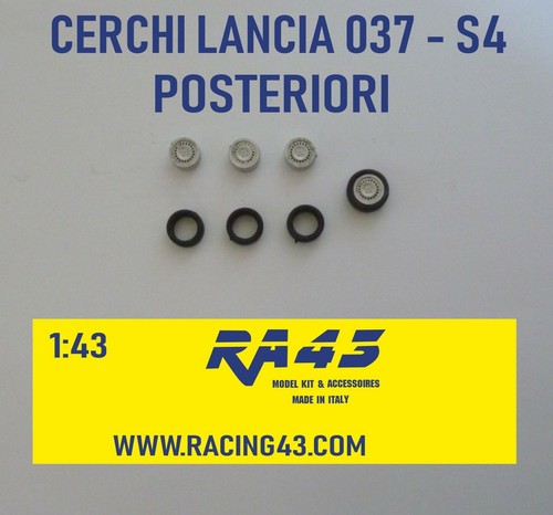 Cerchi wheels lancia - 1/43,