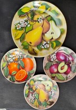 Piatti antichi da parete floriali da collezione Francia (LG Porcelaine Limoges)