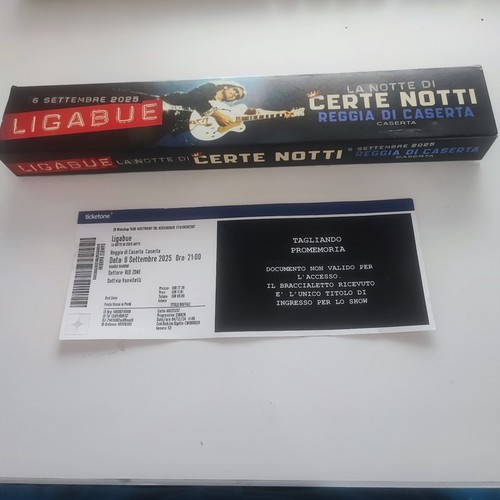 Biglietto concerto ligabue - biglietto,