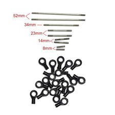 Aste di collegamento testa rotore principale elicottero CopterX 450 per kit Trex Align 450