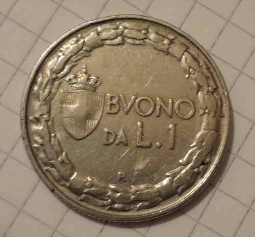 Moneta buono lira 1922 - moneta,