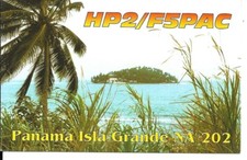QSL 1999  Panama Isla Grande