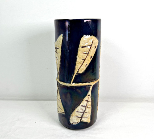 Vaso ceramica policroma - vaso,