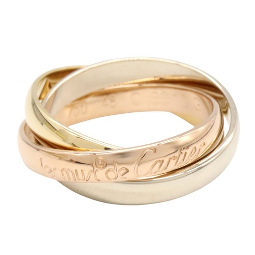 Anello cartier trinità oro - anello,