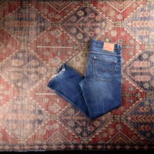 Jeans Levi's 507 Red Tab W38 L29 denim blu vestibilità rilassata