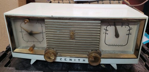Radio orologio valvole - radio, a