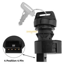 4 Position Ignition Key Switch