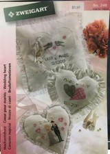 Zweigart Motivo Libro 104/248 Matrimonio Cuore - 4 Pagine Punto Croce