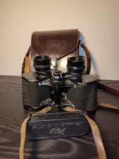 OTTICA PULITA anni '50! Bella foto! Swarovski Habicht binocolo largo 8X30 vintage