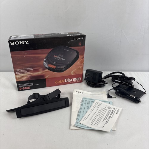 Sony auto discman 840k - auto, d-840k