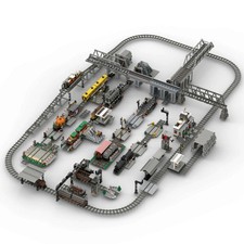 MOC modellino carro treno -