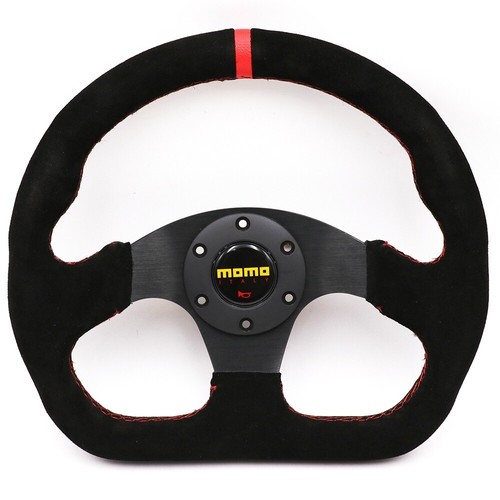 Volante 320mm momo - , pelle