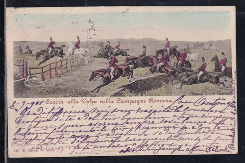Cartolina caccia alla - cartolina,