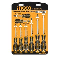 Giraviti a taglio stella croce Kit da 8 pz. con impugnatura professionali INGCO