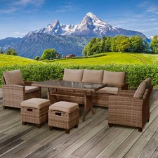 Set di sedie in polyrattan