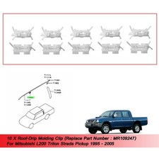 10 x clip per modanatura a