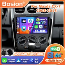 Autoradio Per Mazda CX-7 2008-2015 GPS Android 14 Car Play Navi DSP DAB+WIFI AHD