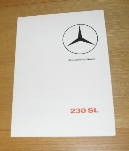 Brochure mercedes benz 230 - brochure,