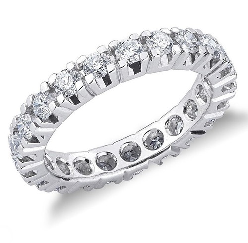 Anello eternity oro bianco - anello,