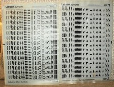 Lot of 2 Vintage Letraset