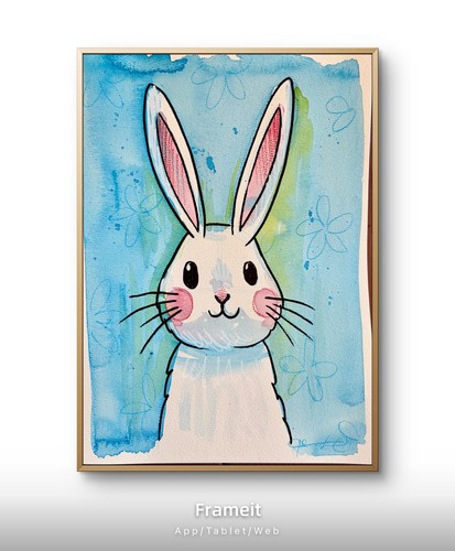 Quadro coniglietto pasquale